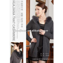 Luxury women Cashmere sweater coat for winter